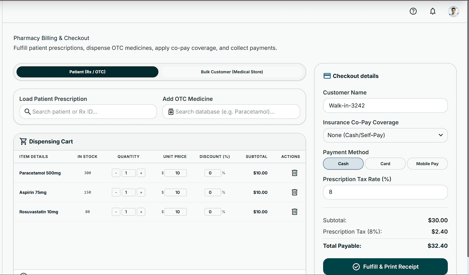 POS & Checkout